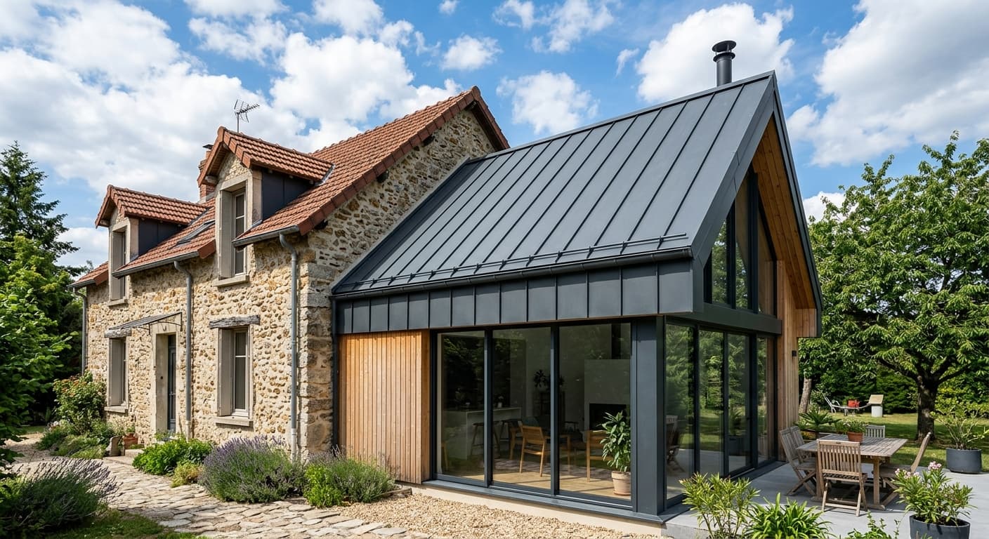 Toiture Zinc Prépatiné