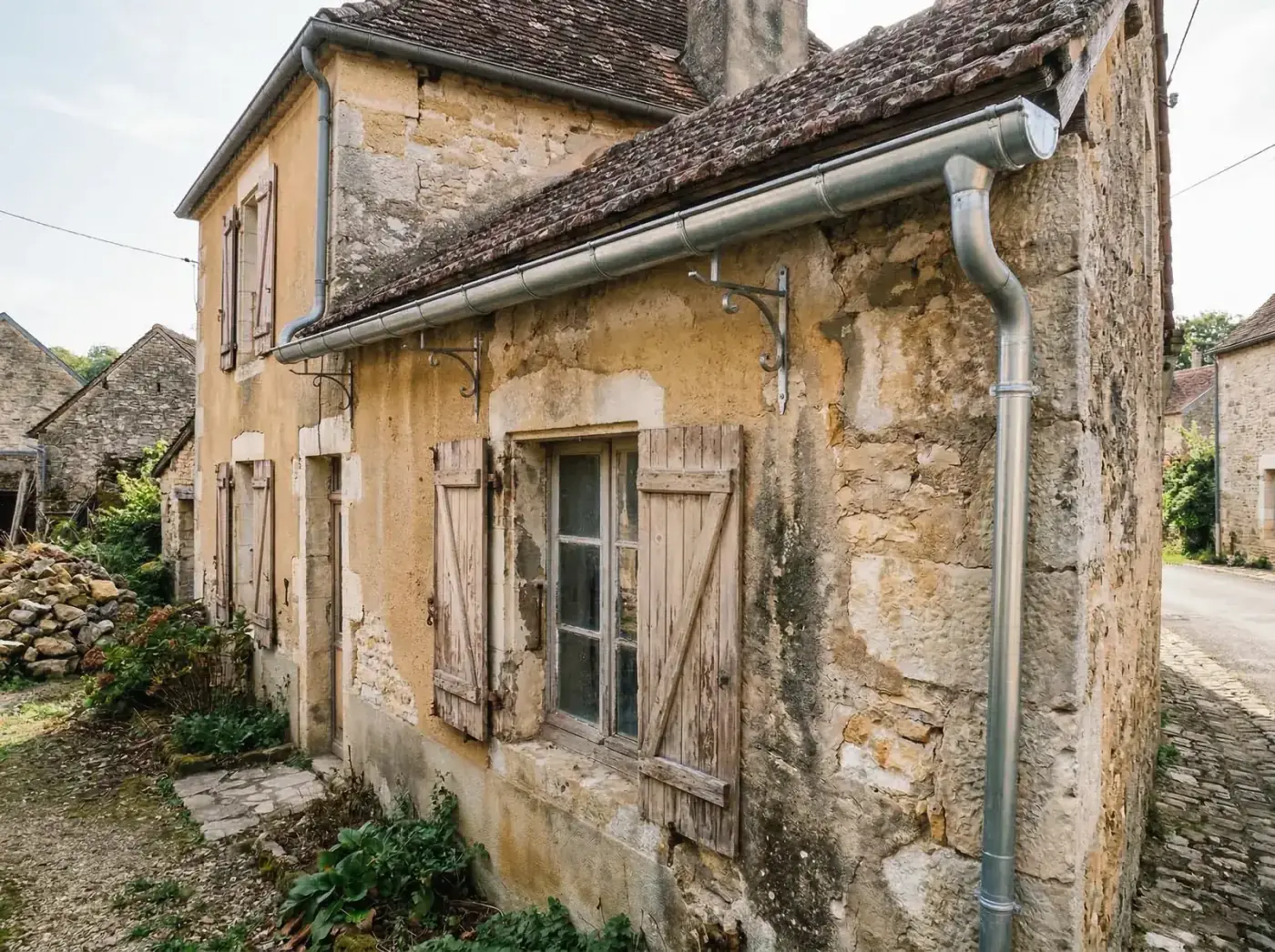 Renovation Gouttieres Zinc - Apres
