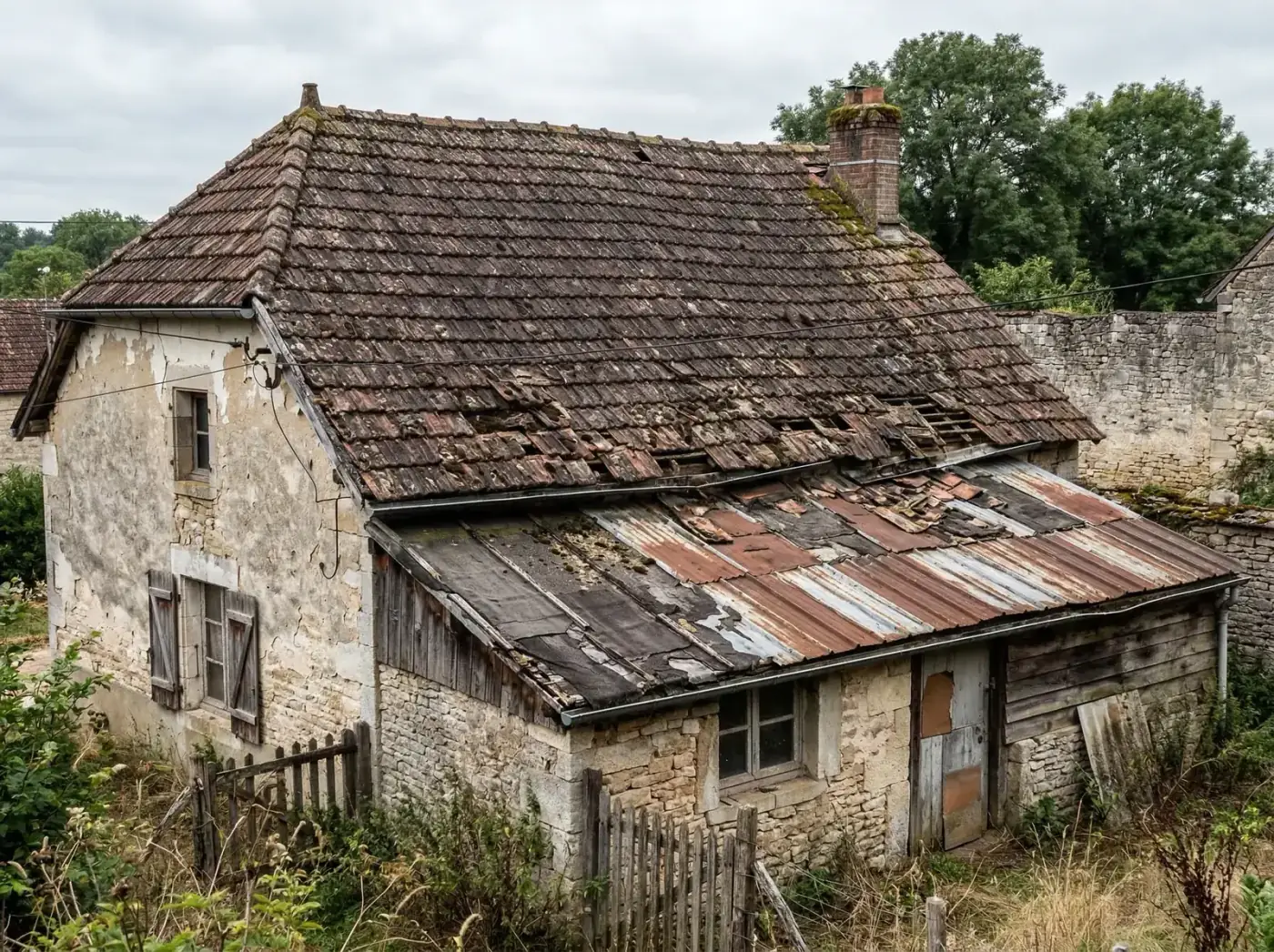 Toiture Bac Acier Moderne - Avant