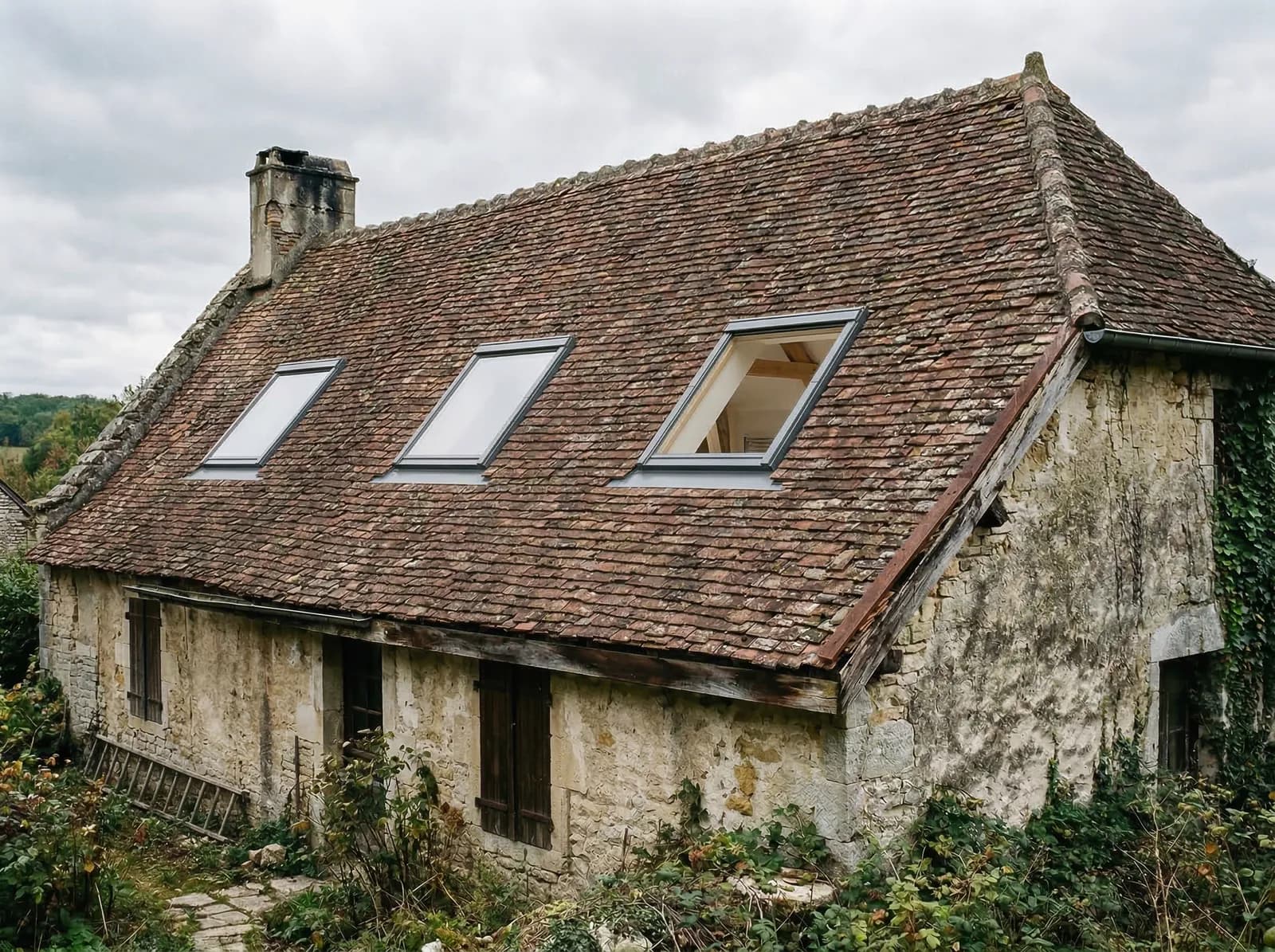 Extension & Pose de Velux - Apres