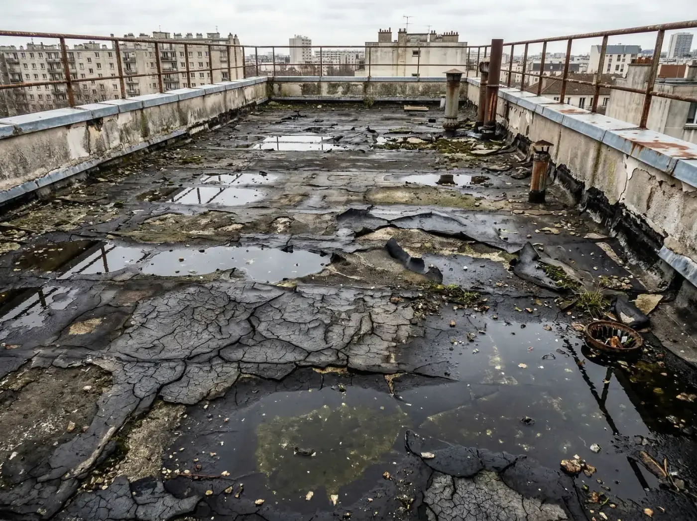 Etancheite Toiture-Terrasse - Avant