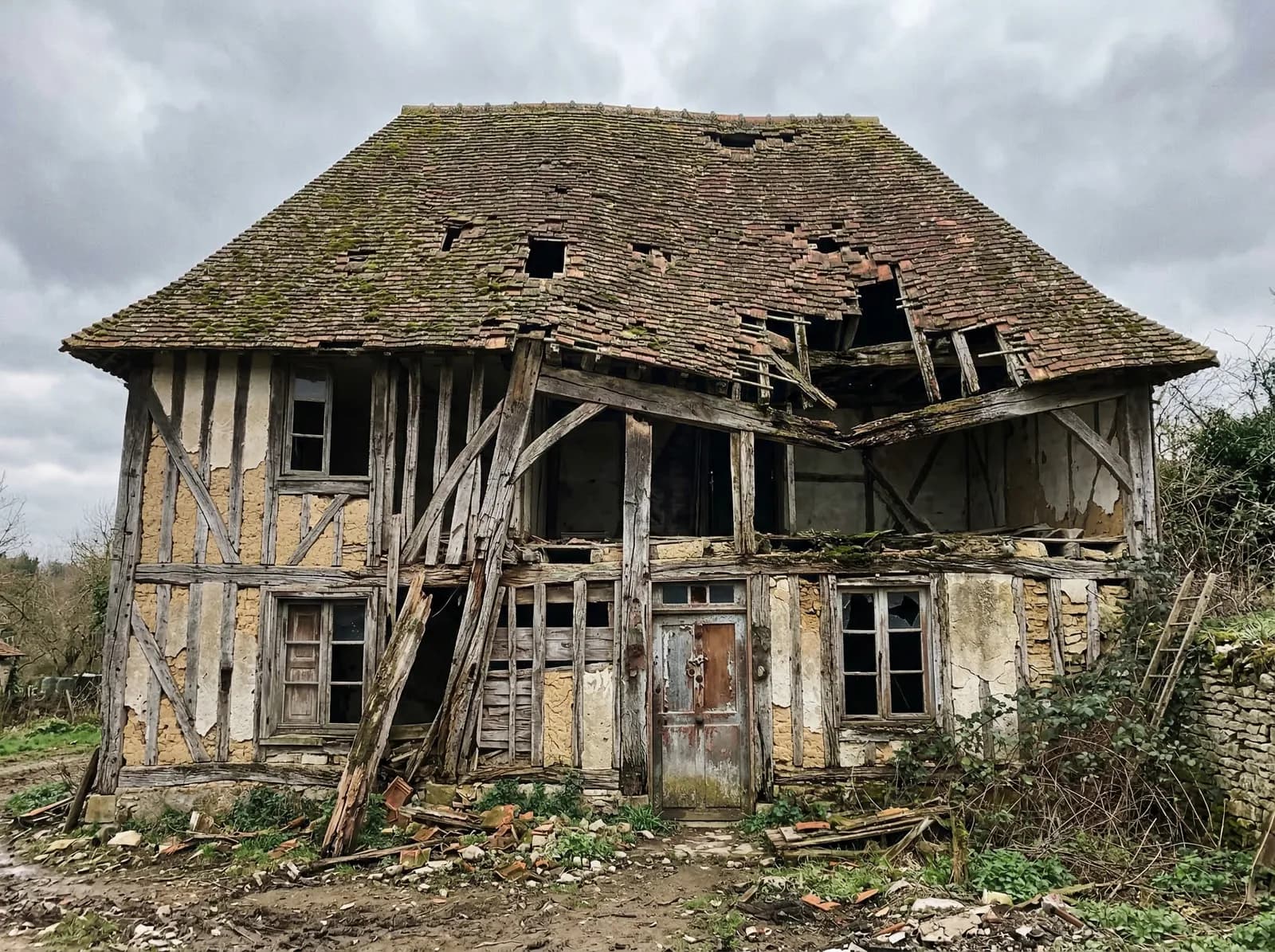 Charpente & Couverture Neuve - Avant